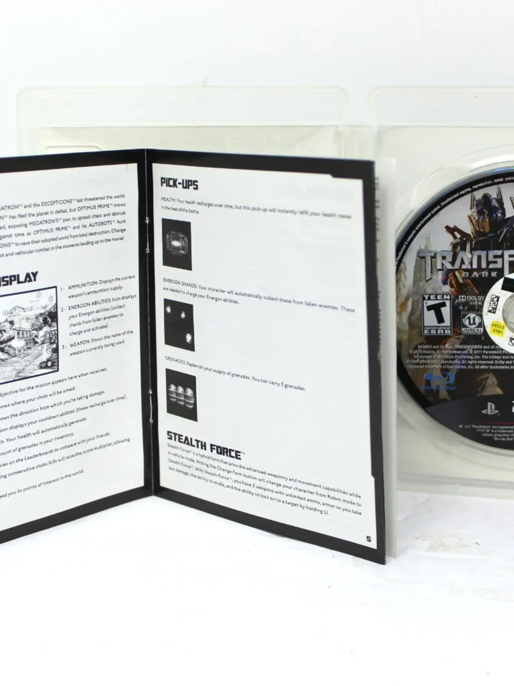 Transformers: Dark of the Moon Sony PS3, 2011 - Complete with Manual CIB TESTED!